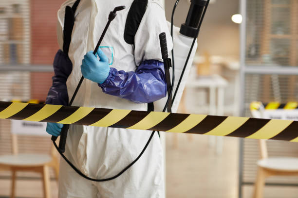 Professional Biohazard technician working in Gentry, AR